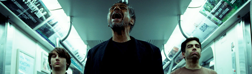 Giancarlo Esposito singing in Stuck Picture of Giancarlo Esposito singing in Stuck.